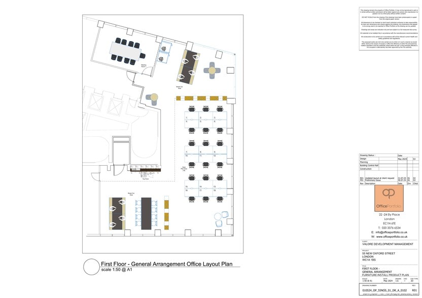 55 New Oxford St, London to rent - Floor Plan - Image 3 of 5