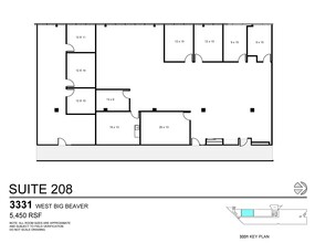 3155 W Big Beaver Rd, Troy, MI for rent Floor Plan- Image 1 of 1