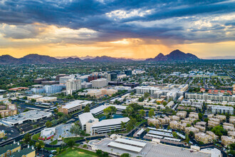 2150 E Highland Ave, Phoenix, AZ - AERIAL  map view