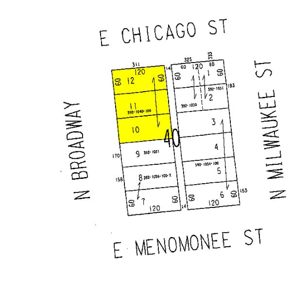 311 E Chicago St, Milwaukee, WI for sale - Plat Map - Image 3 of 4