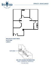 949 S Coast Dr, Costa Mesa, CA for rent Floor Plan- Image 1 of 1