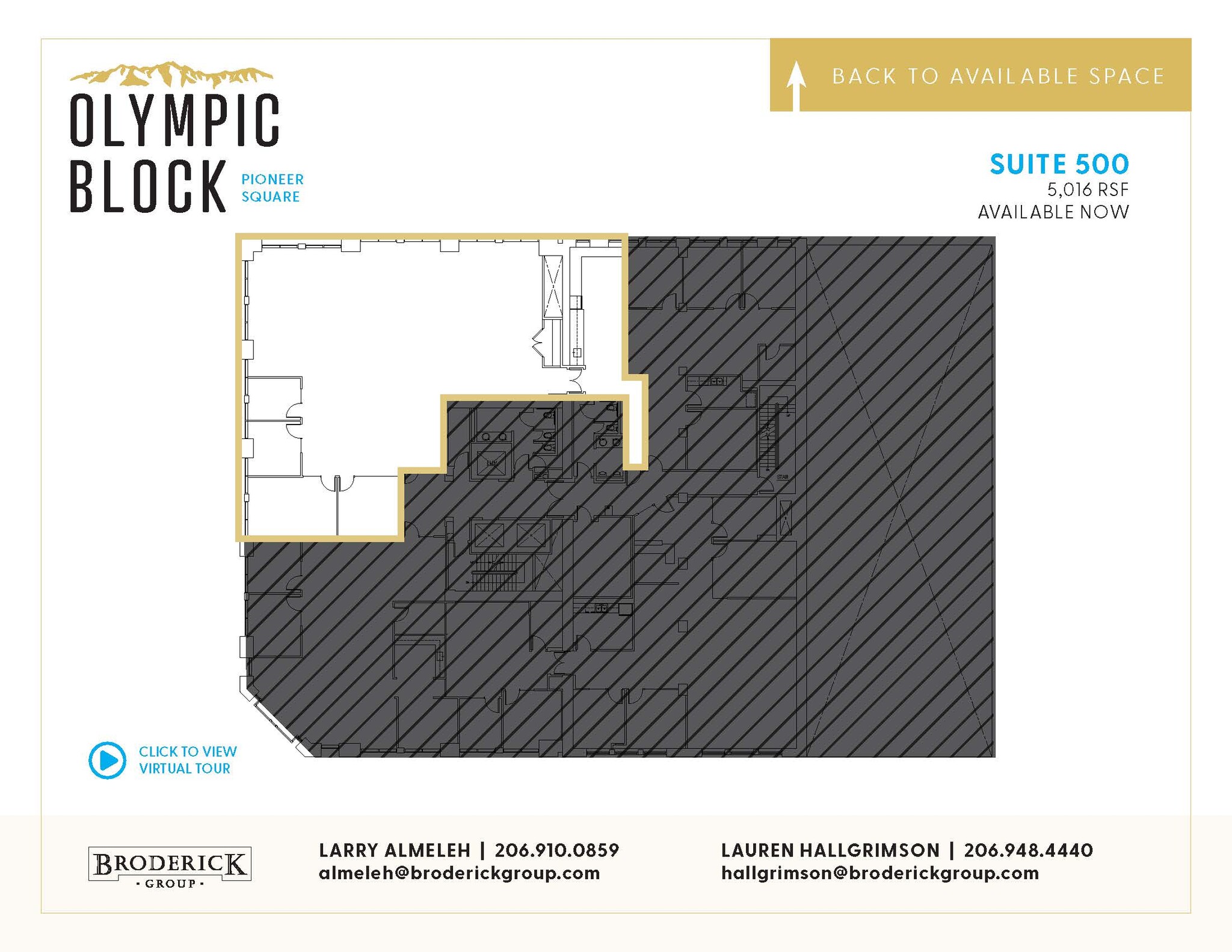 101 Yesler Way, Seattle, WA for rent Floor Plan- Image 1 of 1