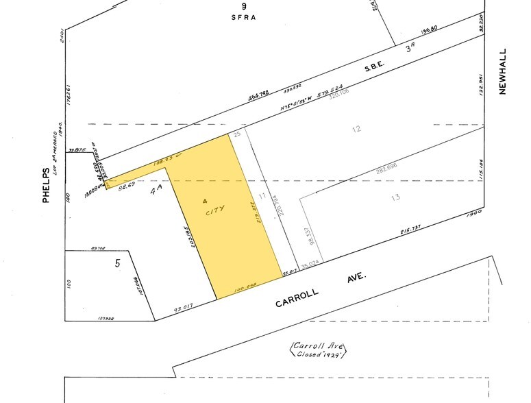 1960 Carroll Ave, San Francisco, CA for rent - Plat Map - Image 2 of 21