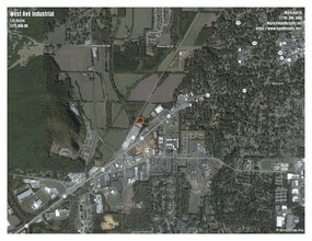 851 West Ave, Cartersville, GA - aerial  map view