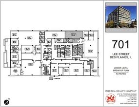 701 Lee St, Des Plaines, IL for rent Floor Plan- Image 2 of 2