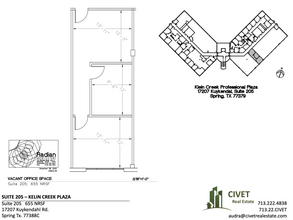 17207 Kuykendahl Rd, Spring, TX for rent Floor Plan- Image 1 of 2