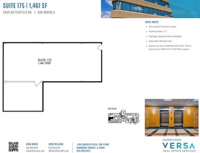 2707 Butterfield Rd, Oak Brook, IL for rent Floor Plan- Image 1 of 3