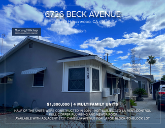 More details for 6726 Beck Ave, North Hollywood, CA - Residential for Sale