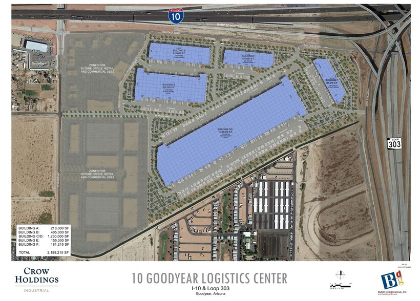 SWC I-10 & Loop 303, Goodyear, AZ for rent - Site Plan - Image 2 of 2