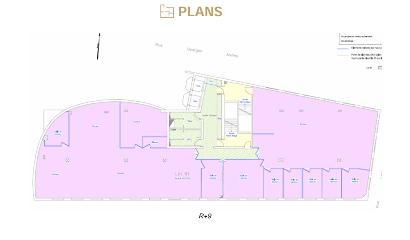 109 Boulevard De La Bataille De Stalingrad, Villeurbanne to rent - Floor Plan - Image 2 of 8