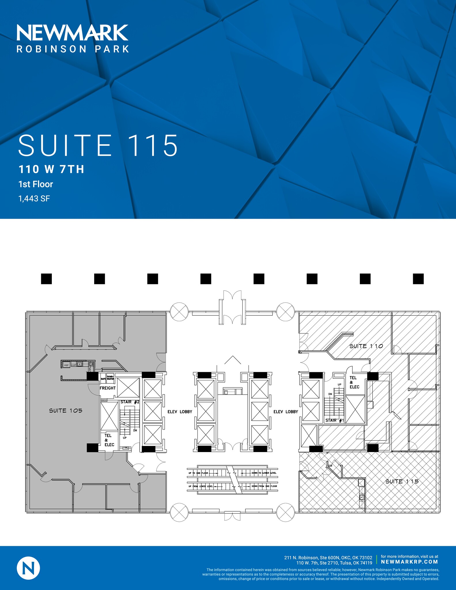 110 W 7th St S, Tulsa, OK to rent Site Plan- Image 1 of 1
