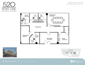 520 Post Oak Blvd, Houston, TX to rent Floor Plan- Image 1 of 1