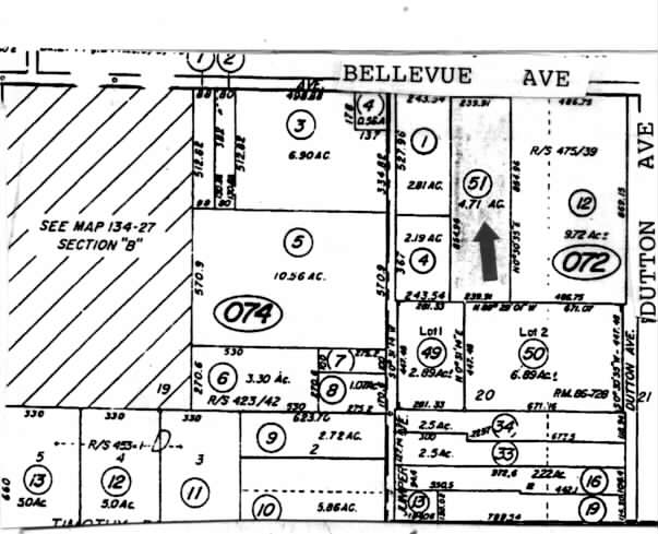 322 Bellevue Ave, Santa Rosa, CA for rent - Plat Map - Image 2 of 17