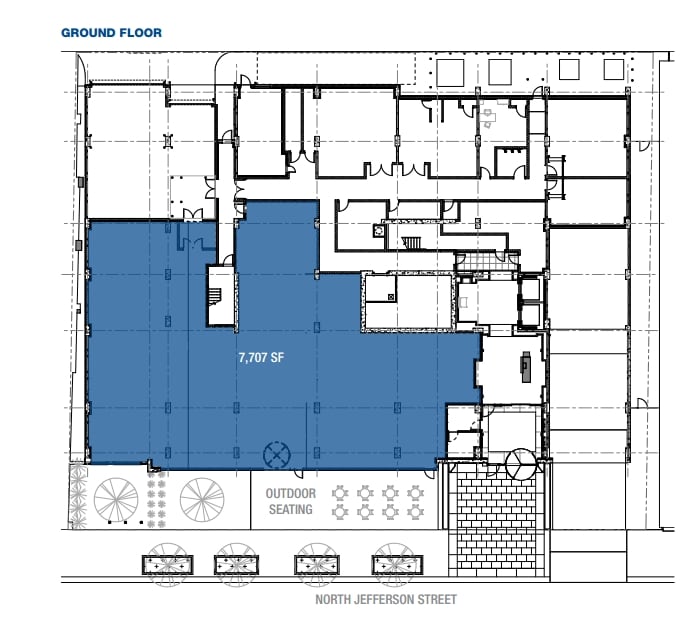 118 N Jefferson St, Chicago, IL for rent Floor Plan- Image 1 of 3