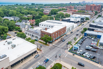 1041-1049 Chicago Ave, Evanston, IL - aerial  map view