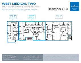 12606 W Houston Center Blvd, Houston, TX for rent Floor Plan- Image 2 of 2