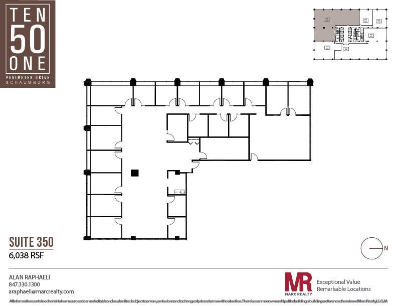 1051 Perimeter Dr, Schaumburg, IL to rent Floor Plan- Image 1 of 6