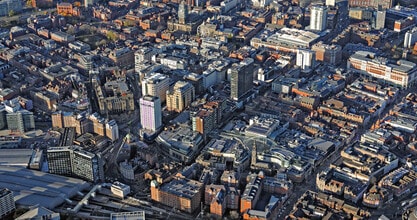 Boar Ln, Leeds, WYK - Aerial map view