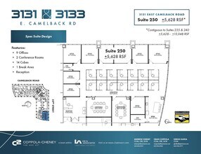 3131 E Camelback Rd, Phoenix, AZ for rent Floor Plan- Image 1 of 1