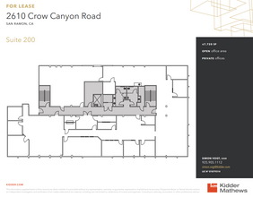 2610 Crow Canyon Rd, San Ramon, CA for rent Floor Plan- Image 1 of 1