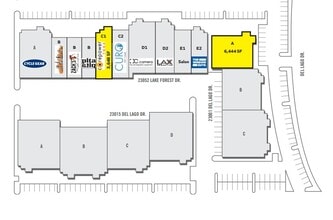 23052 Lake Forest Dr, Laguna Hills, CA for rent Site Plan- Image 1 of 1