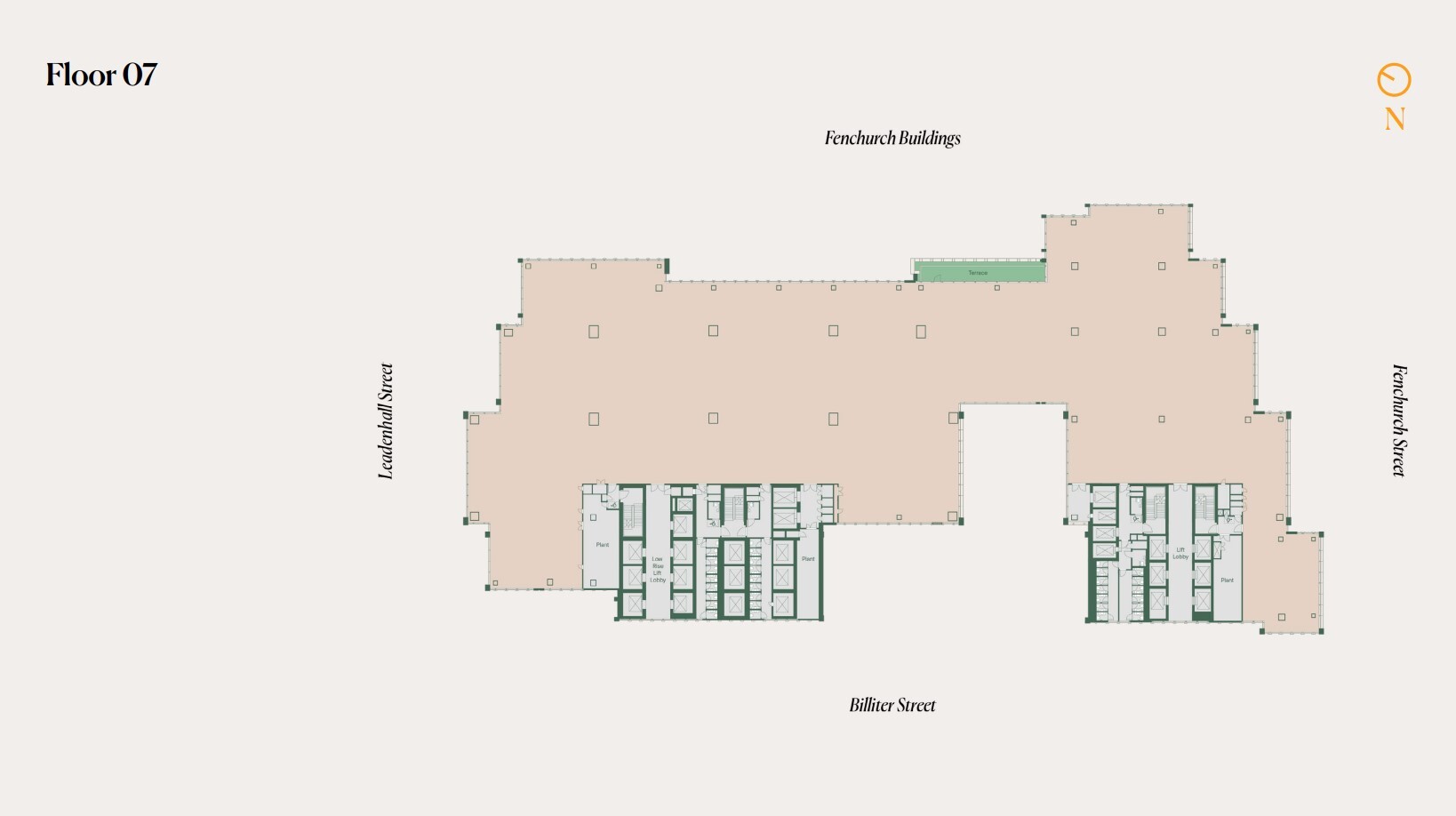 40 Leadenhall St, London for rent Typical Floor Plan- Image 1 of 1