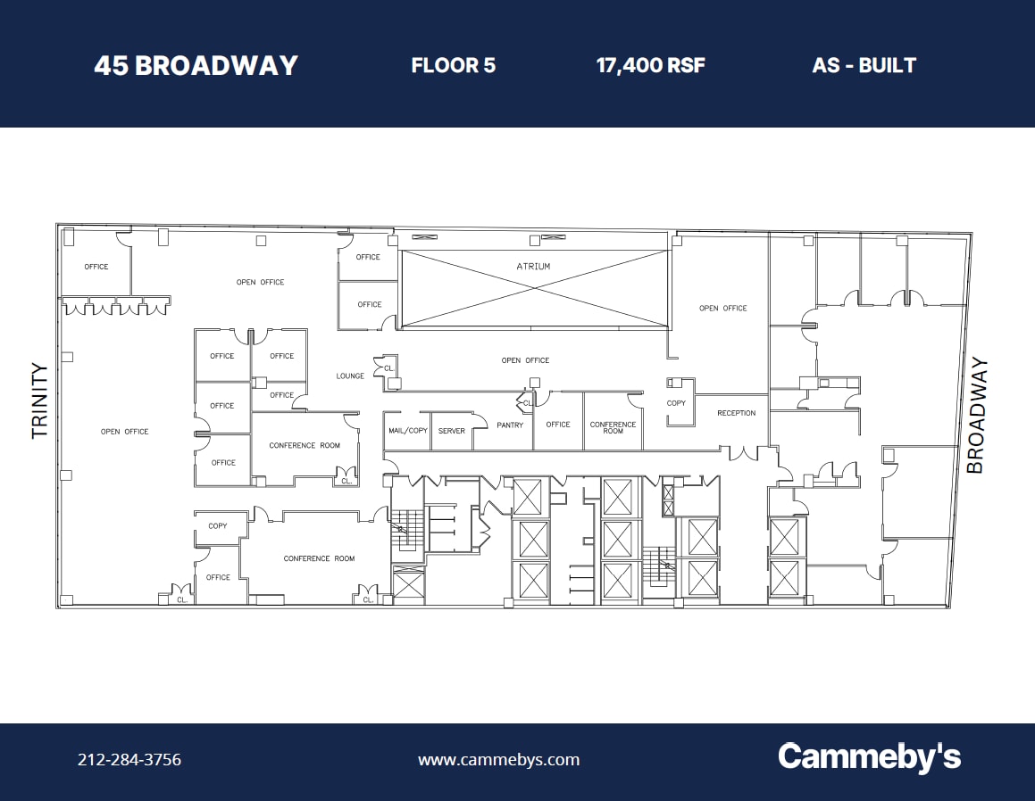 45 Broadway, New York, NY to rent Floor Plan- Image 1 of 1
