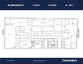 45 Broadway, New York, NY to rent Floor Plan- Image 1 of 1