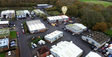 Sandleheath Industrial Estate, Sandleheath, HAM - AERIAL map view