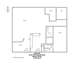 803 Kamehameha Hwy, Pearl City, HI for rent Floor Plan- Image 1 of 1