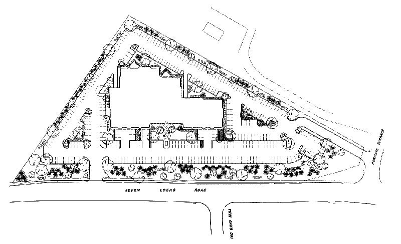 1201 Seven Locks Rd, Rockville, MD for rent - Site Plan - Image 2 of 9