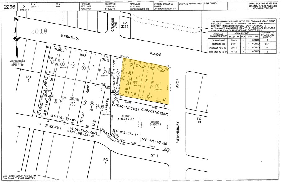 14140-14144 Ventura Blvd, Sherman Oaks, CA for rent - Plat Map - Image 2 of 8