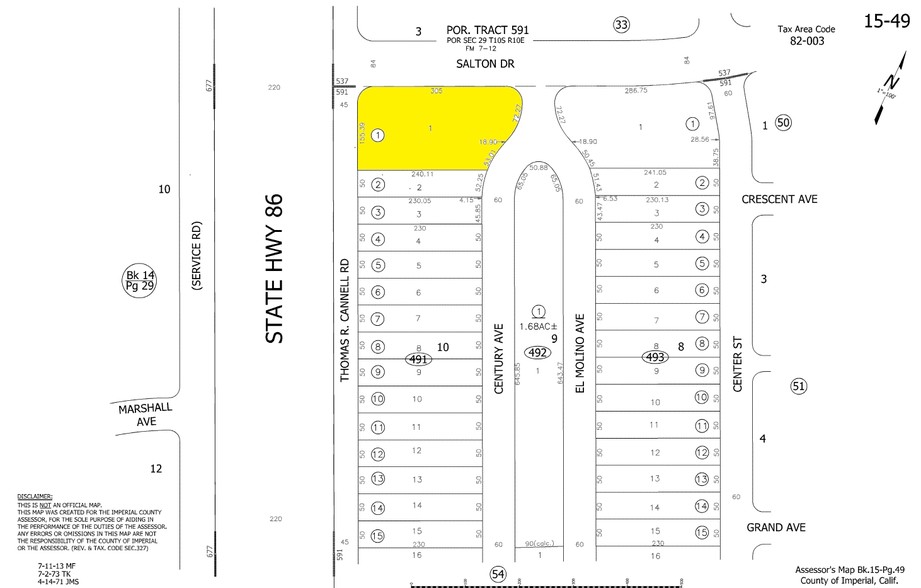 2049 Thomas R Cannell Rd, Salton City, CA for sale - Building Photo - Image 2 of 9