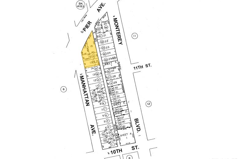 200 Pier Ave, Hermosa Beach, CA for sale - Plat Map - Image 1 of 1