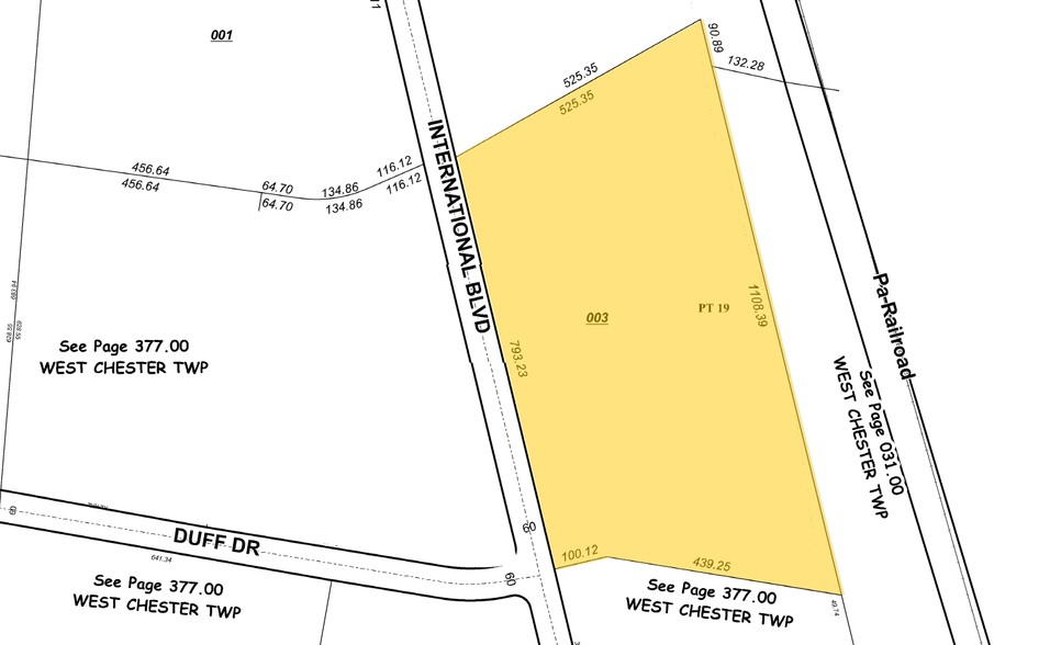 9842 International Blvd, West Chester, OH for sale - Plat Map - Image 1 of 1