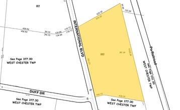 9842 International Blvd, West Chester, OH for sale Plat Map- Image 1 of 1