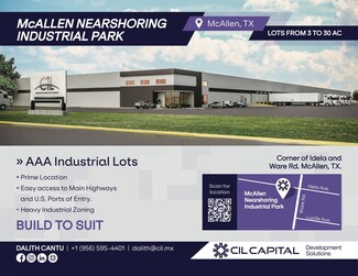 More details for McAllen Near Shoring Campus, McAllen, TX - Land for Rent