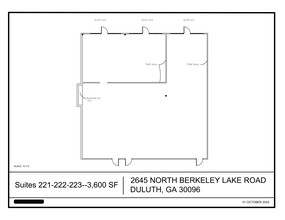 2645 N Berkeley Lake Rd, Duluth, GA for rent Site Plan- Image 1 of 1