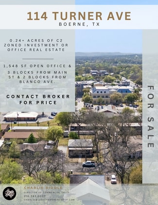 More details for 114 Turner Ave, Boerne, TX - Office for Sale