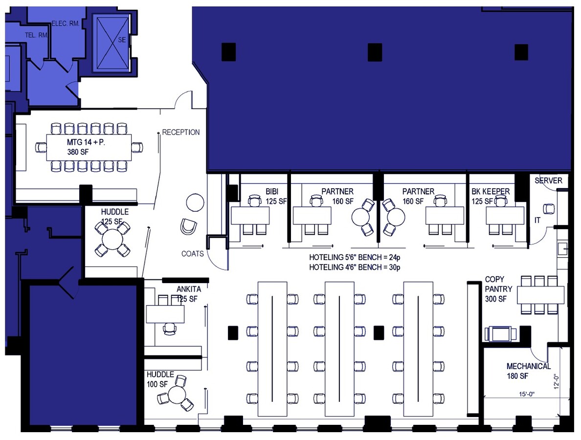 40 Rector St, New York, NY 10006 - Unit 11B -  - Floor Plan - Image 1 of 5