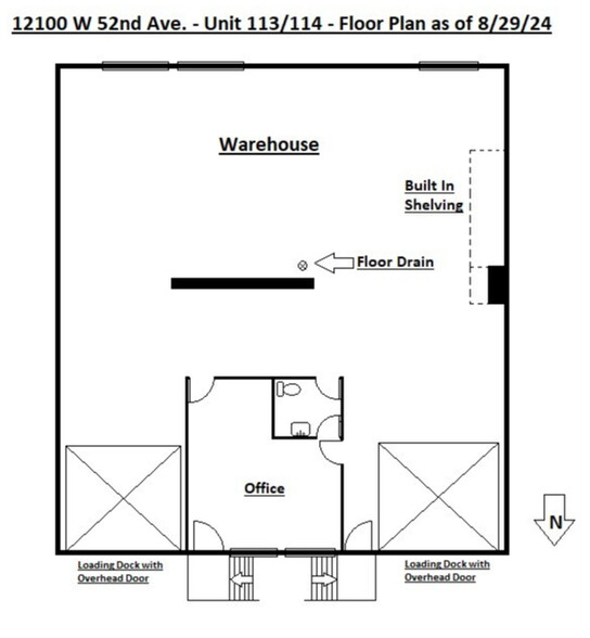 12100 W 52nd Ave, Wheat Ridge, CO for rent - Floor Plan - Image 3 of 20