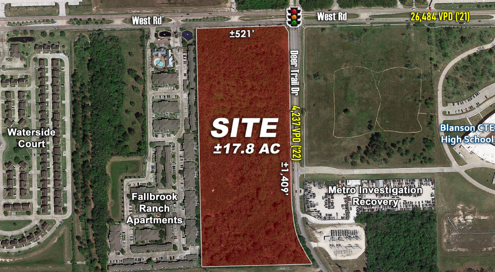 West Rd, Houston, TX for sale - Building Photo - Image 1 of 2