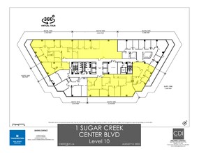 1 Sugar Creek Center Blvd, Sugar Land, TX for rent Floor Plan- Image 1 of 1