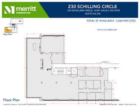 215 Schilling Cir, Hunt Valley, MD for rent Floor Plan- Image 1 of 1