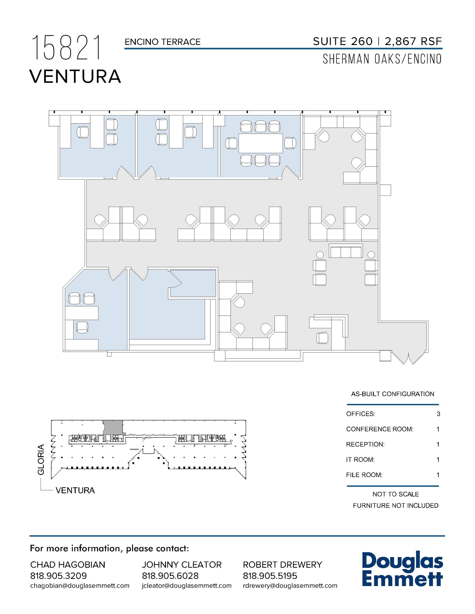 15821 Ventura Blvd, Encino, CA to rent Floor Plan- Image 1 of 1