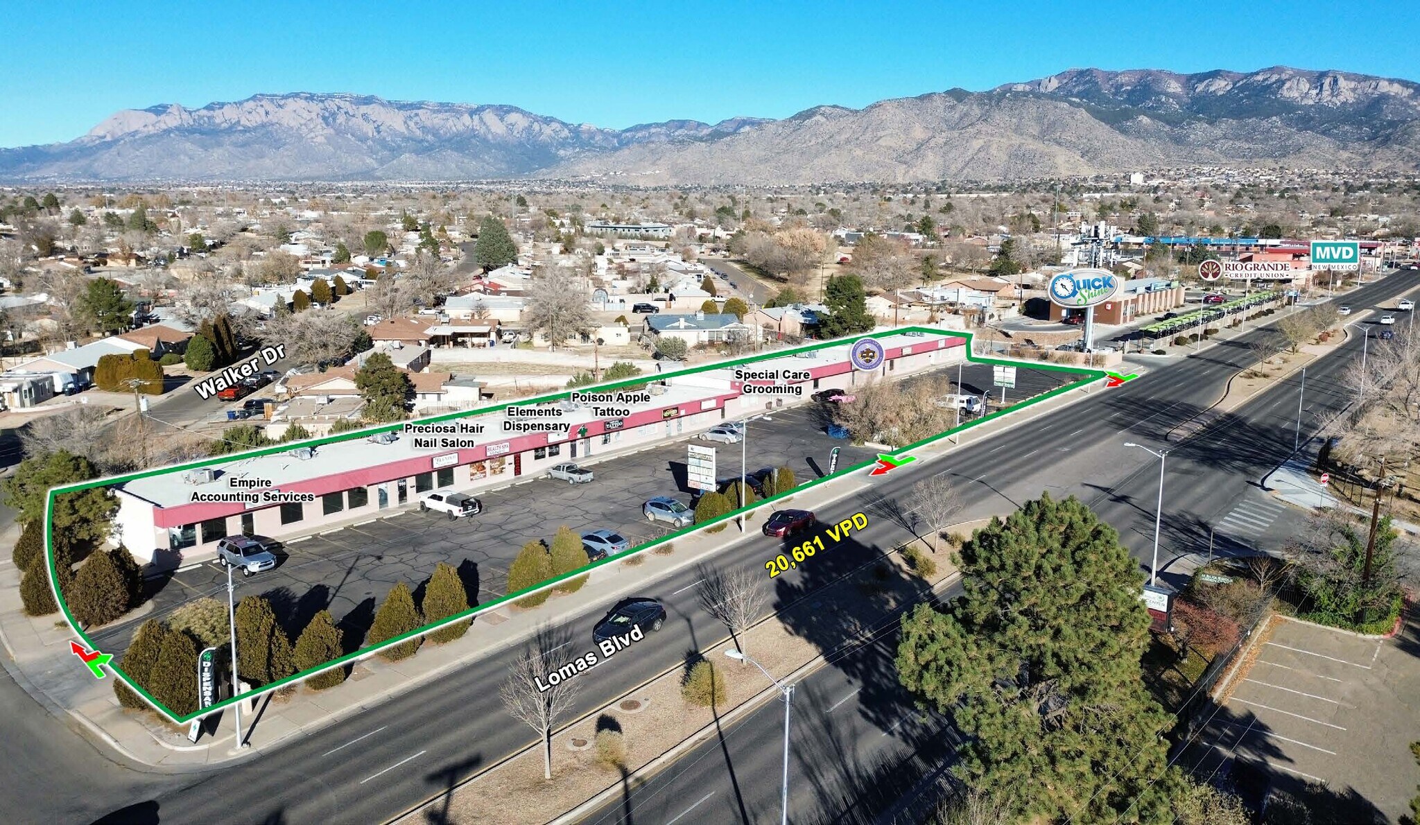 9901-9931 Lomas Blvd NE, Albuquerque, NM for sale Building Photo- Image 1 of 1