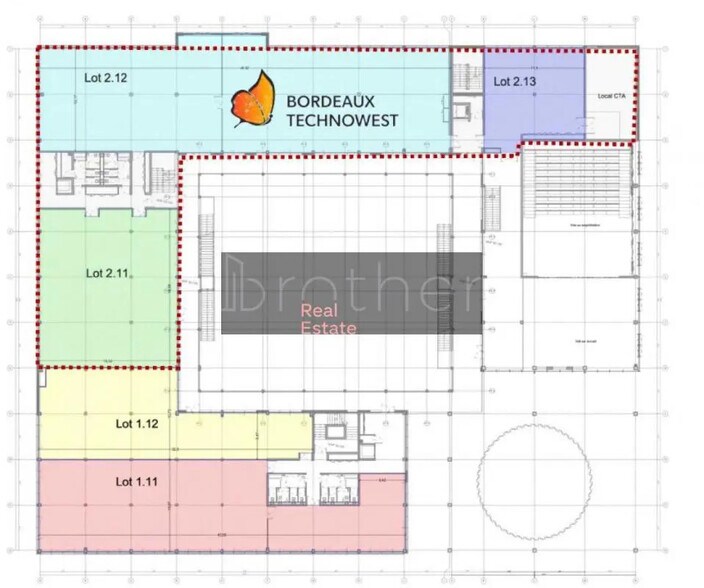 Office in Mérignac to rent - Site Plan - Image 3 of 7