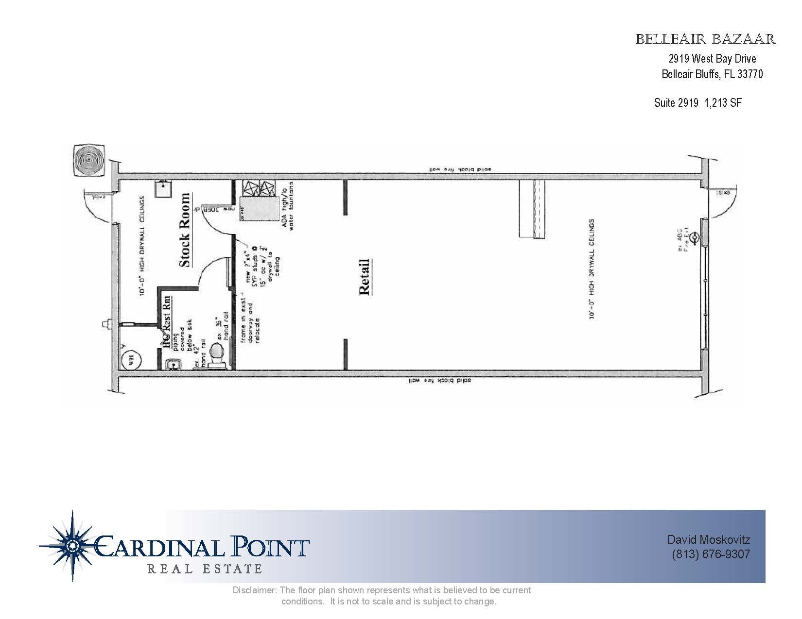 2923 W Bay Dr, Belleair Bluffs, FL for rent Floor Plan- Image 1 of 1