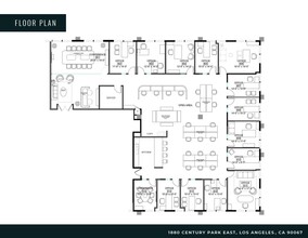 1880 Century Park E, Los Angeles, CA for rent Floor Plan- Image 1 of 22