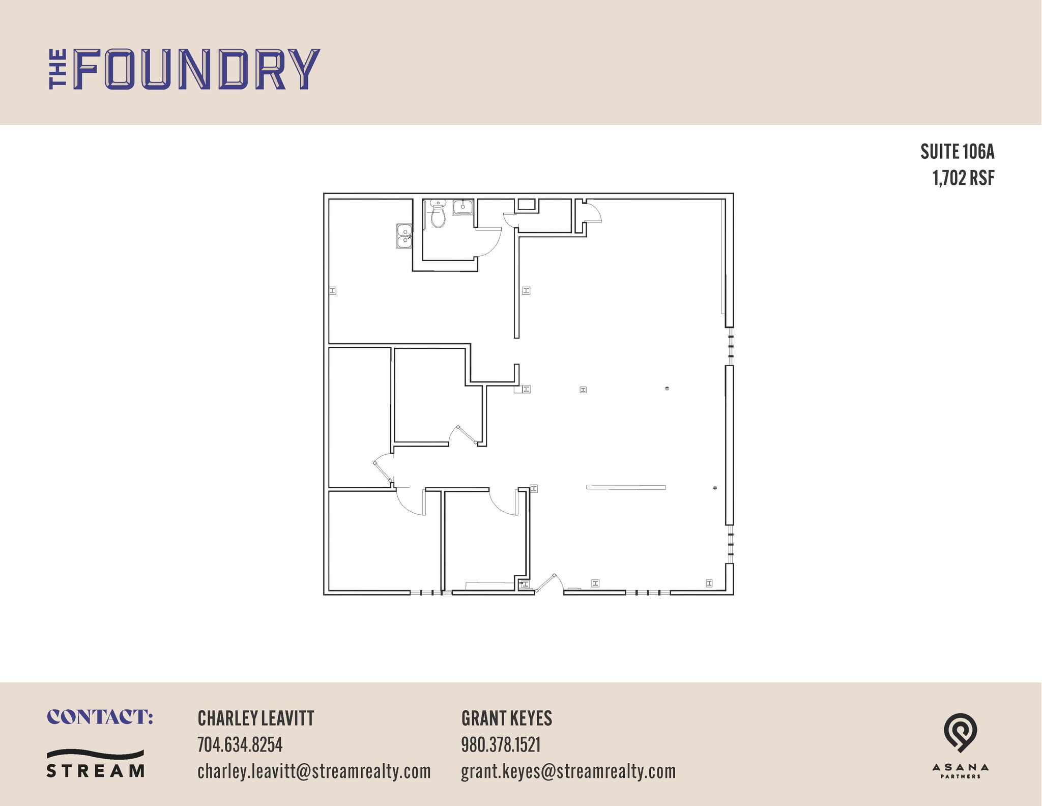 601 S Cedar St, Charlotte, NC for rent Floor Plan- Image 1 of 1